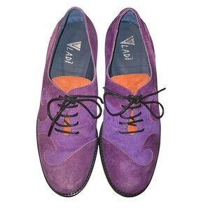Vladi Vincent Viola Ice Tie Loafers Grape & Fushia Oxfords  Size 37 $ 550 W/Box
